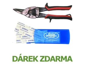 nůžky na plech 250mm levé GOLA
