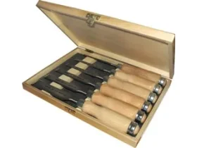 Sada plochých dlát v přírodní kazetě 6-dílná WOOD LINE PROFI Narex