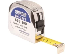 osmimetr svinovací s chromovým pouzdrem 8m/25’ SENATOR