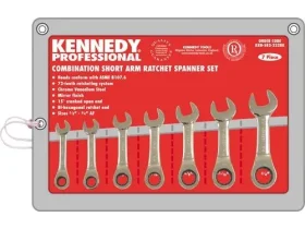 3/8"-3/4" AF RATCHET COMB WRENCH SET