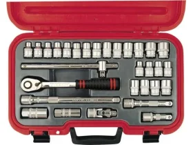 MM/AF SOCKET SET (30-PCE) 1/2" SQ DR