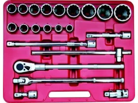 PROFESSIONAL SOCKET SET 22PCE 3/4" SQ DR