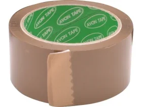 Páska balící z polypropylénu žlutohnědá Avon