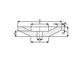 Kotouč T12 150/50x15/3x20-8x10x50 48C80K9V32; TYROLIT; 58131-1533.09