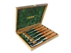 Sada plochých dlát PREMIUM v dřevěné kazetě Narex