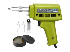 pistole pájecí transformátorová s příslušenstvím, 100W, Extol CRAFT