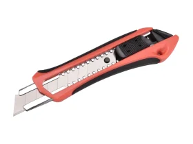 nůž ulamovací 18mm s&nbsp;kovovou výztuhou, pogum.rukojeť Auto-lock EXTOL PREMIUM