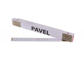 Skládací 2m PAVEL (PROFI,bílý,dřevo)