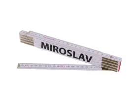 Skládací 2m MIROSLAV (PROFI,bílý,dřevo)