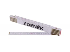 Skládací 2m ZDENĚK (PROFI,bílý,dřevo)