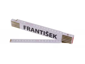 Skládací 2m FRANTIŠEK (PROFI,bílý,dřevo)