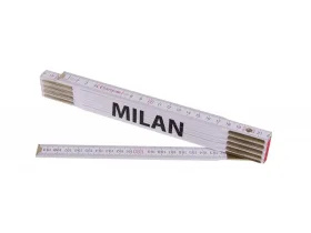 Skládací 2m MILAN (PROFI,bílý,dřevo)