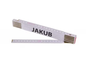 Skládací 2m JAKUB (PROFI,bílý,dřevo)
