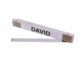 Skládací 2m DAVID (PROFI,bílý,dřevo)