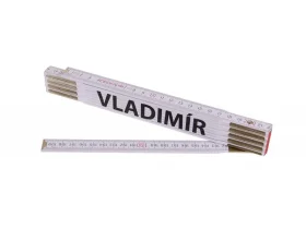 Skládací 2m VLADIMÍR (PROFI,bílý,dřevo)