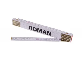 Skládací 2m ROMAN (PROFI,bílý,dřevo)