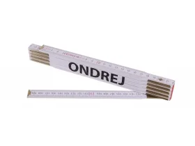 Skládací 2m ONDREJ (PROFI,bílý,dřevo)