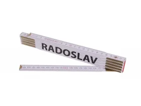 Skládací 2m RADOSLAV (PROFI,bílý,dřevo)