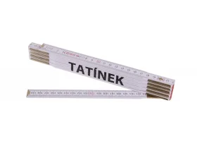 Skládací 2m TATÍNEK (PROFI,bílý,dřevo)