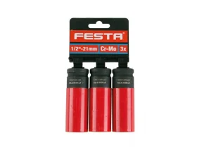 Hlavice na kola FESTA 1/2" 21mm 3x