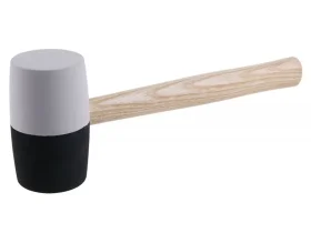 palice gumová 65mm,34cm dřevo černobílá FESTA