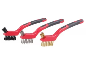 Kartáče malé 3ks, 180mm - nerez, nylon,