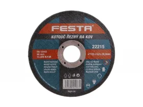 Kotouč řezný kov 115x2.0x22.2 FESTA