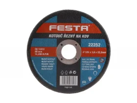 Kotouč řezný kov 125x1.6x22.2 FESTA
