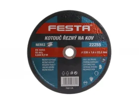 Kotouč řezný kov 230x1.6x22.2 FESTA