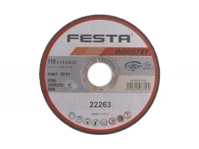 Kot.řezný kov 115x1.6x22.2 FESTA INDUSTR