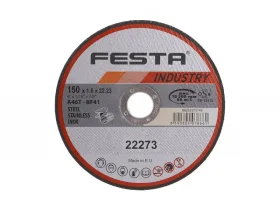 Kot.řezný kov 150x1.6x22.2 FESTA INDUSTR