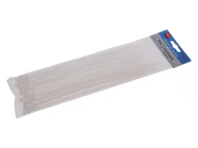 úvazky kabelové 300x4,8mm 50ks bílá