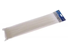 Vázací pásky 400x7.6mm 50ks bílá