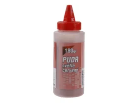 Pudr 180g světle červený