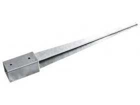 Patka sloupku 81x81x750mm,tl.2mm pozink