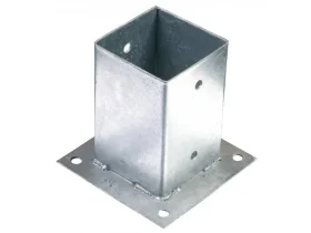 Patka sloupku 81x81x150mm,tl.2mm pozink