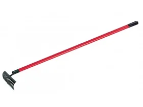 Hrábě kov,fiberglass násada,14 zubů