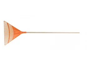 Hrábě plast.s násadou 160cm,24lamel,60cm