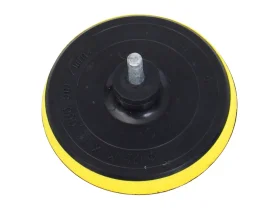 nosič brusných výseků, do vrtačky - suchý zip, 125mm, stopka 8mm