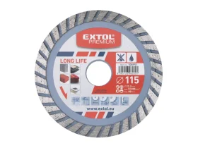 kotouč diamantový řezný, turbo Long Life - suché i mokré řezání, 115x22,2x2,5mm
