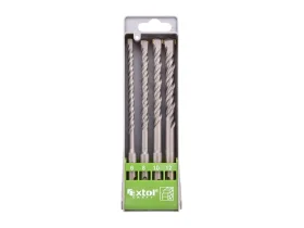 vrtáky SDS PLUS příklepové do betonu, sada 4ks, 6-12mm, SK