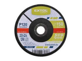 kotouč 150x22 P120 lamelový šikmý korundový EXTOL