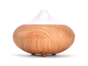 aroma difuzér Fuji, osvěžovač a zvlhčovač vzduchu, imitace světlého dřeva, 150ml