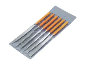 pilníky diamantové jehlové, sada 6ks, 160mm