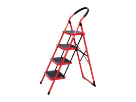 schůdky skládací ocelové, 4 stupně