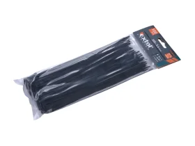 úvazky kabelové 3,6x200mm černé 100ks nylon