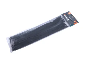 úvazky kabelové stahovací 380x7,6mm 50ks nylon černé