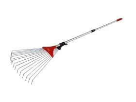 hrábě nastavitelné s teleskopickou násadou, délka 80-158cm, šířka 18-59cm