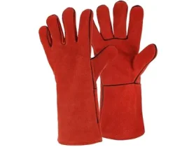 Rukavice CXS PATON RED, svářecí, červené, vel. 10