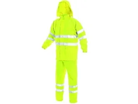 Pánský reflexní komplet YORK, žlutý, vel. 2XL